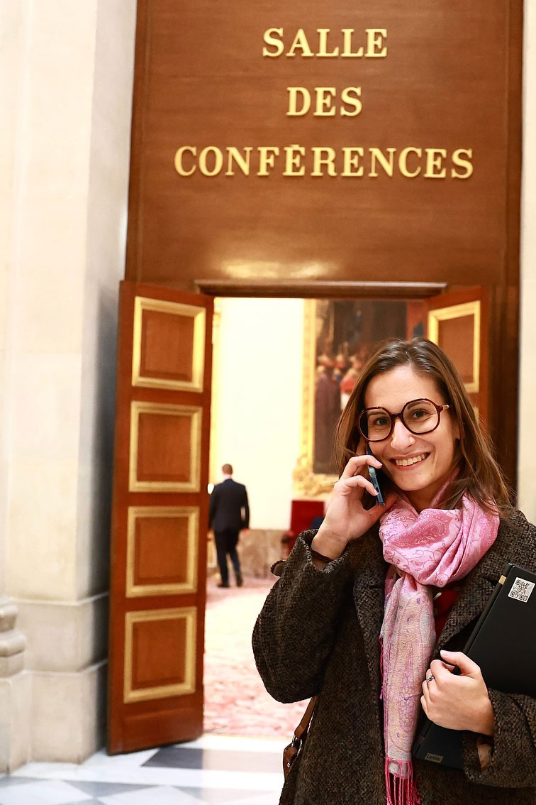 Céline Bentz à l'Assemblée nationale